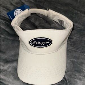 Life Is Good Cream Visor